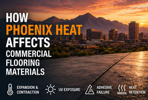 How Phoenix Heat Affects Commercial Flooring Materials