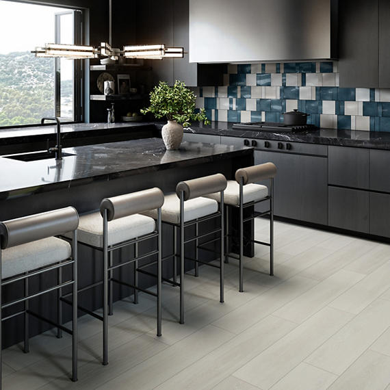 Porcelain tiles for commercial flooring installation