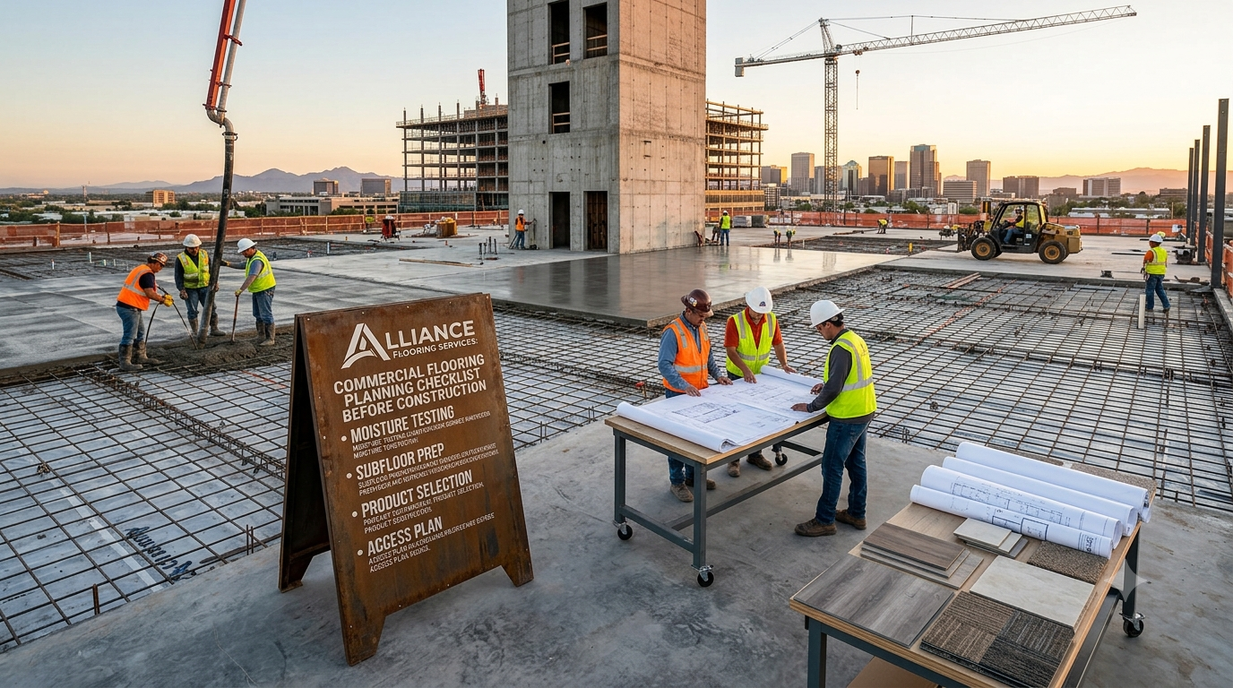 Commercial Flooring Planning Checklist Before Construction Commercial Flooring Planning Checklist Before Construction