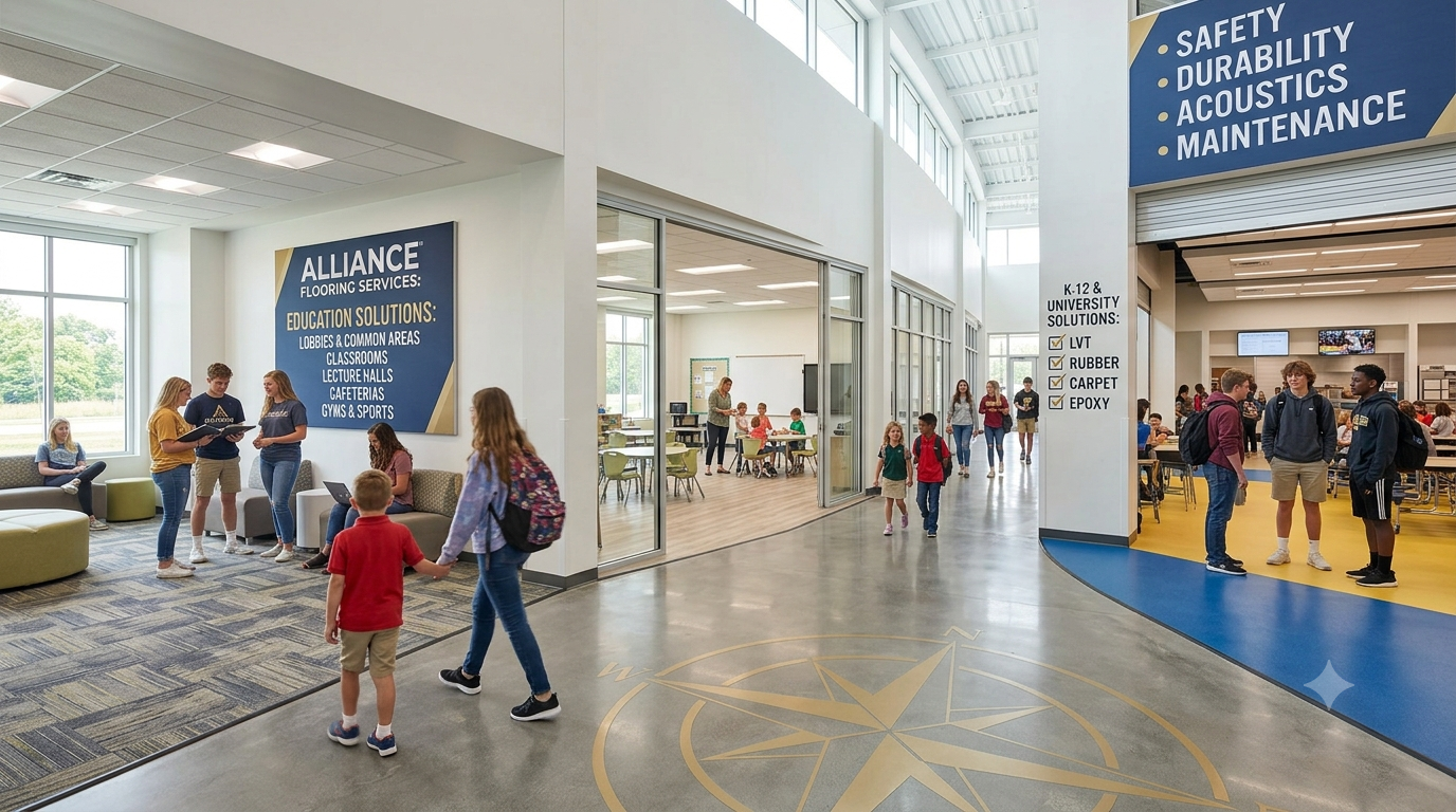 Commercial Flooring for Schools & Universities Commercial Flooring for Schools & Universities